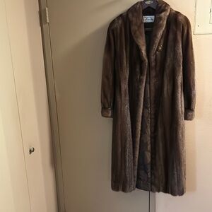 Brown Plush Long Coat